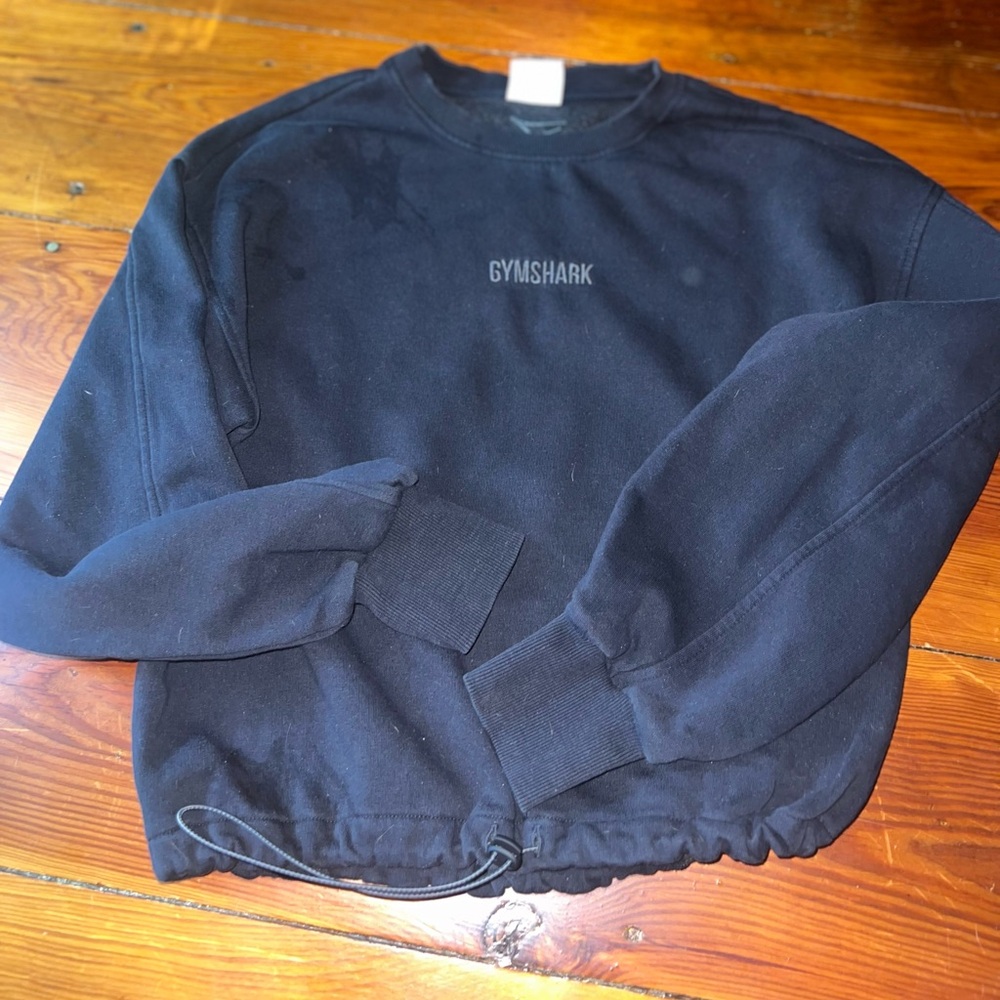 Gymshark Black Crewneck Sweater Athletic Style